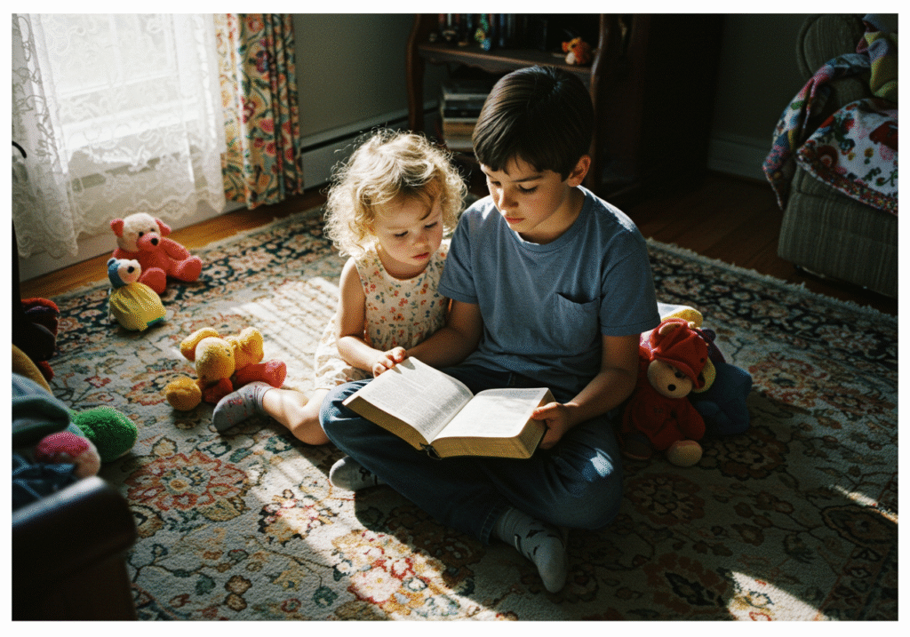 niños y biblia