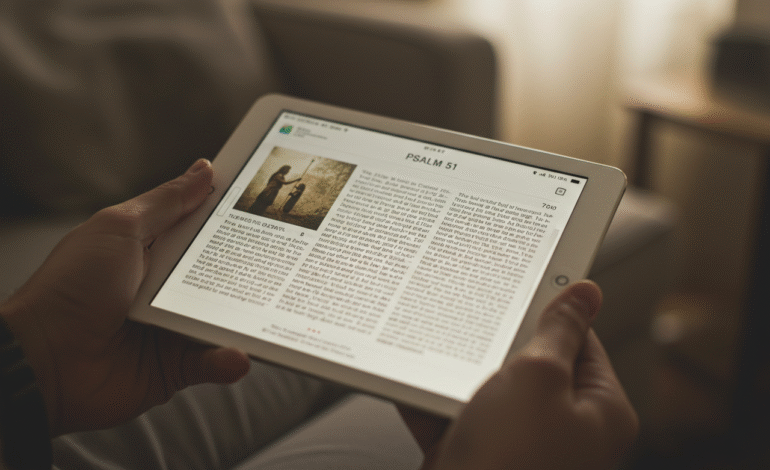 La Biblia en el Mundo Digital: Cómo Estudiar la Palabra en Tiempos de Distracciones